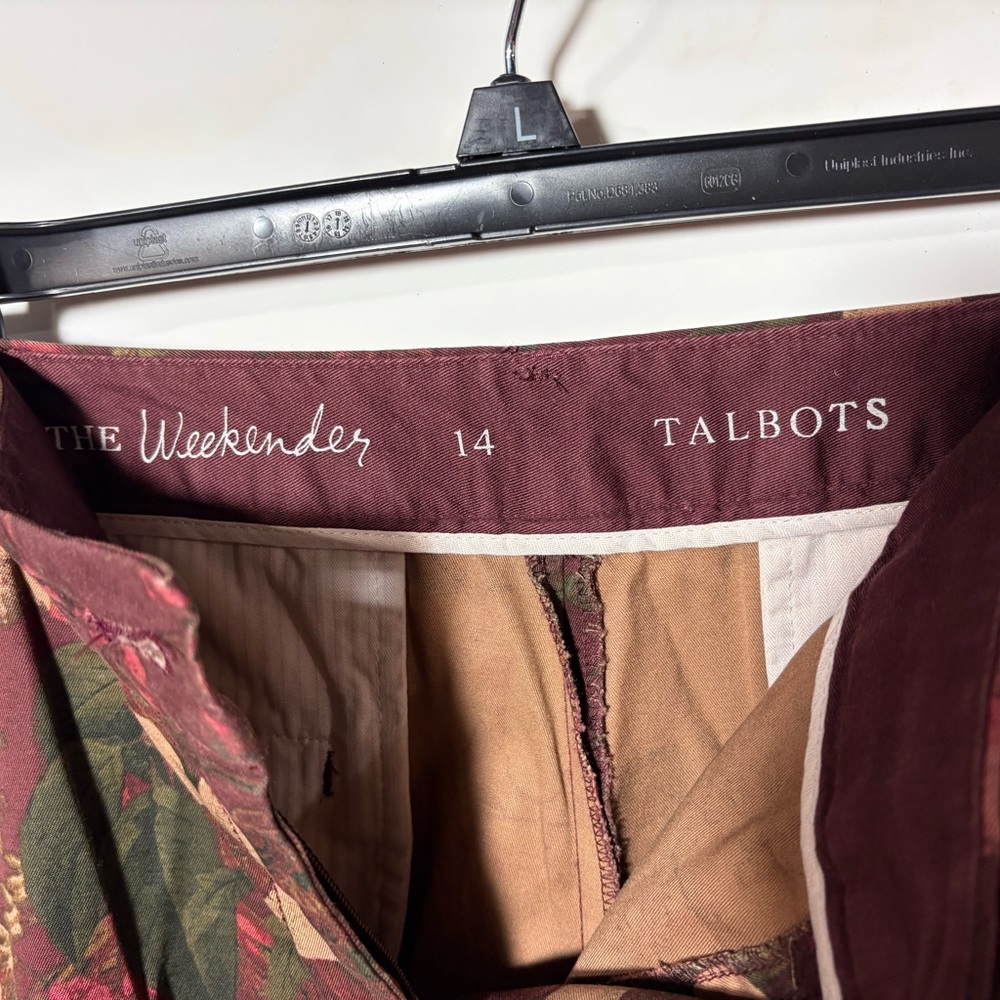 Talbots Floral Print Pants - Multicolor - Picture 6 of 13